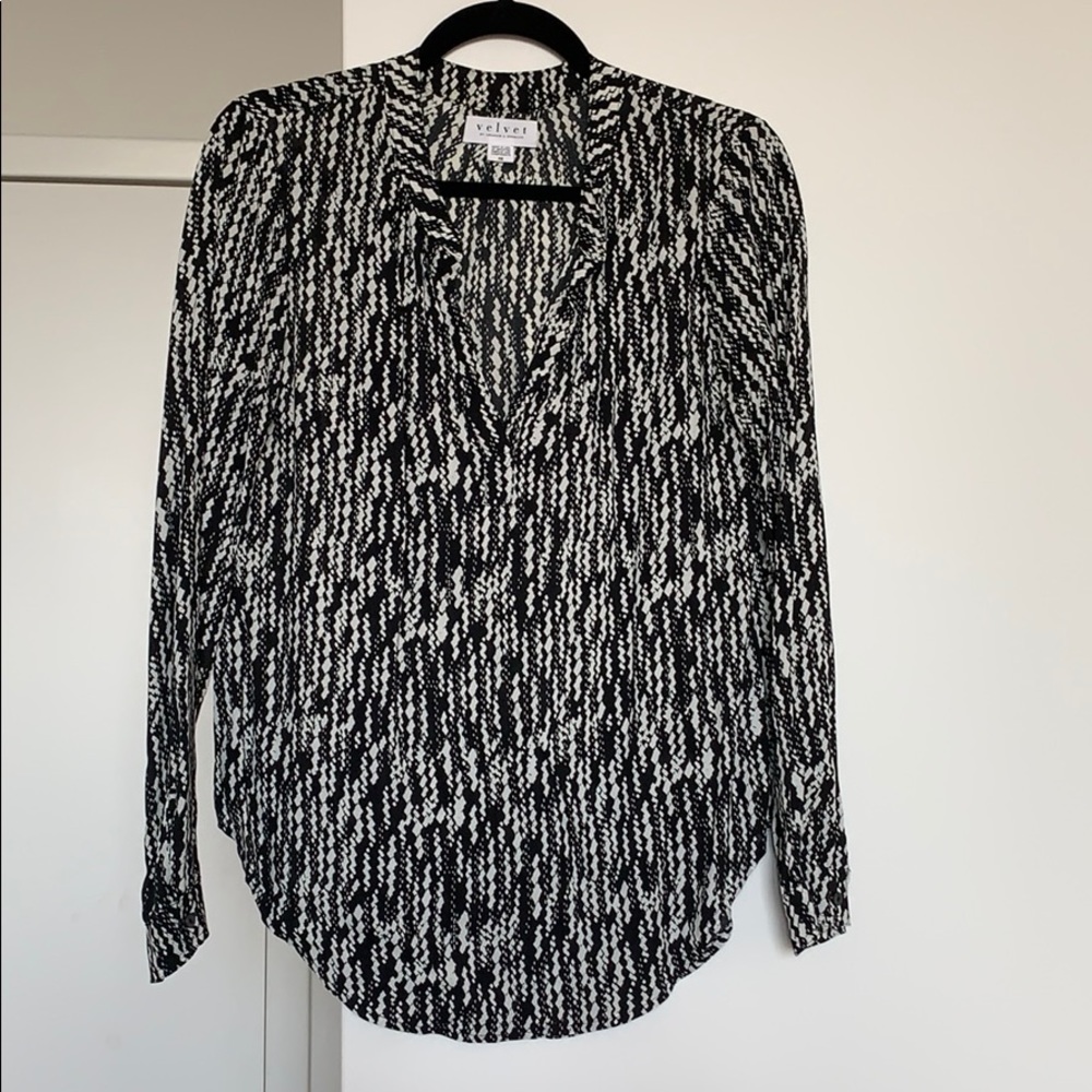🧡 Velvet Long Sleeve Top